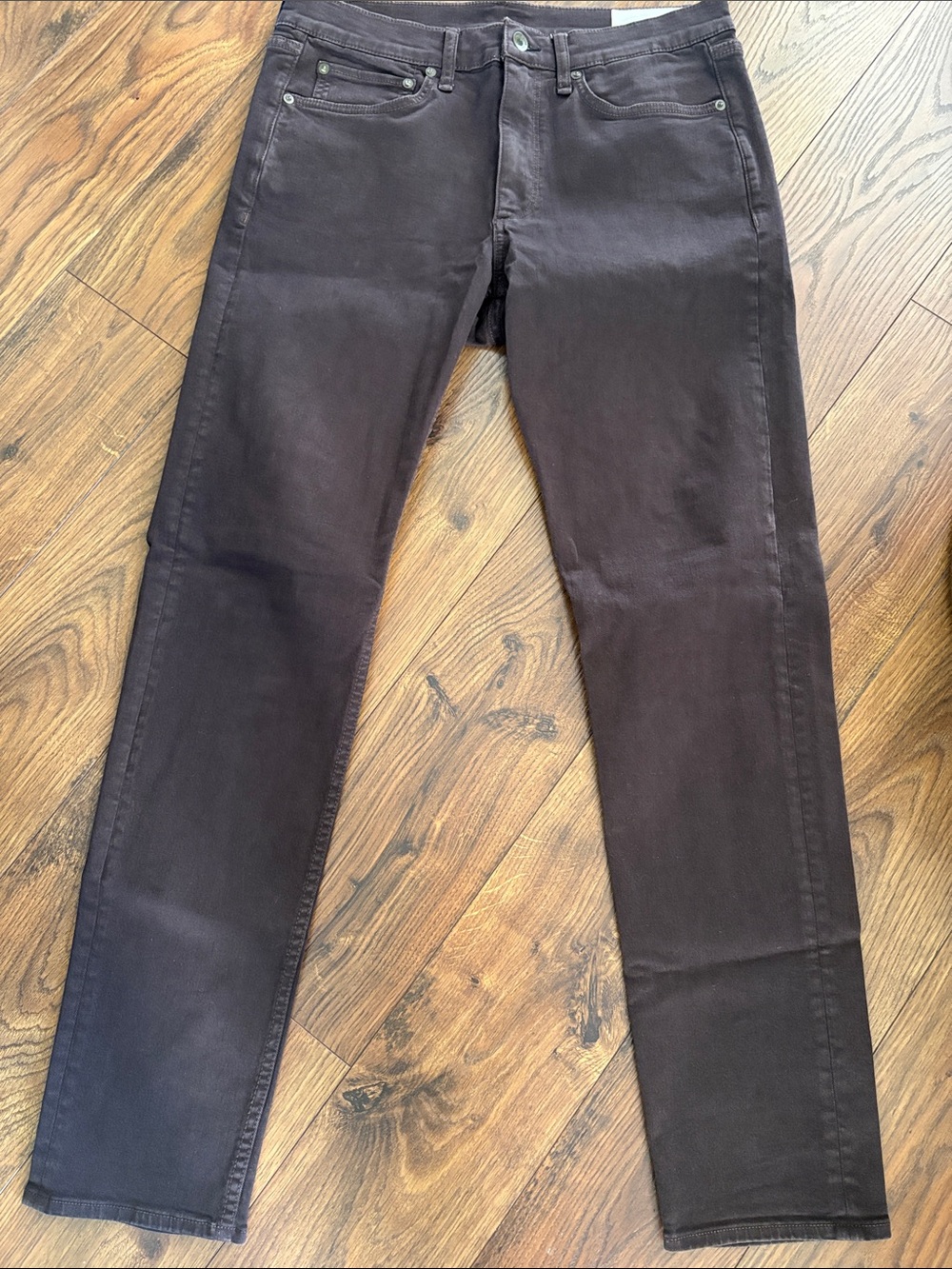 Men’s rag & bone Slim Jeans in Deep Brown